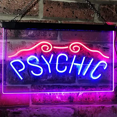 Psychic Dual LED Neon Light Sign